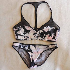 Lululemon Women XS Water Salty Swim Sport Reversible Bikini Set